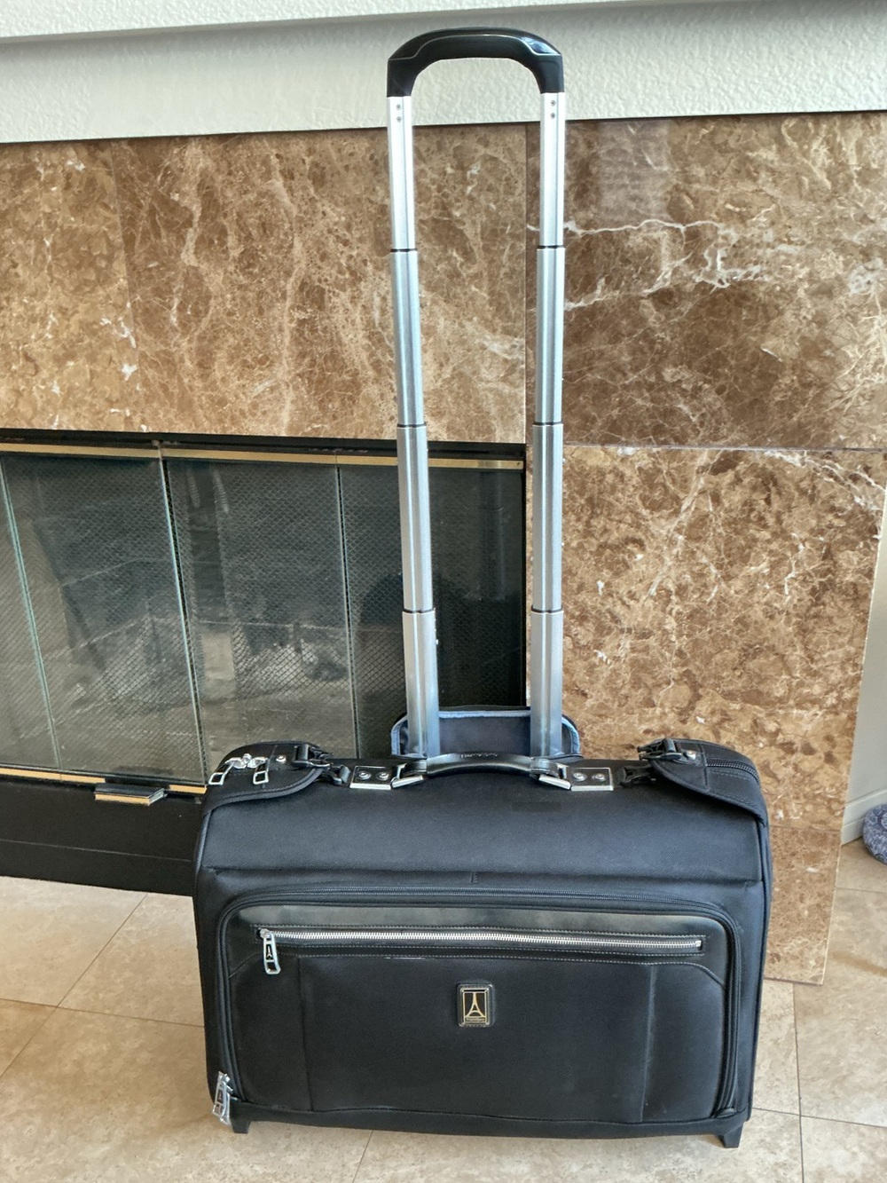 Travelpro Platinum Elite Carry-On Black Rolling Garment Bag Carry On